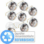 Your Design 8er-Set transparente Weihnachtsbaum-Kugel, Versandrückläufer Your Design 