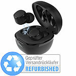 auvisio In-Ear-Stereo-Headset mit Bluetooth 5, Ladebox, Versandrückläufer auvisio Kabelloses In-Ear-Stereo-Headsets mit Bluetooth, Lade-Etui und Sprach-Assistent