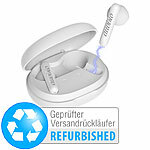 auvisio In-Ear-Stereo-Headset mit Bluetooth, Ladebox, Versandrückläufer auvisio Kabelloses In-Ear-Stereo-Headsets mit Bluetooth, Lade-Etui und Sprach-Assistent