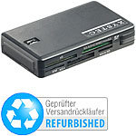 Xystec Smart-, SIM- und Multi-Card-Reader mit 7 Slots, Versandrückläufer Xystec Multi-Card-Reader mit SIM- und Smartcard-Reader