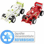 Playtastic Ersatzautos 2er-Set für Portable Rennbahn, Versandrückläufer Playtastic Autorennbahnen im Koffer