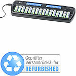 tka Köbele Akkutechnik Ladegerät für 16 AA(A)-Akkus, 2 LCD-Displays,Versandrückläufer tka Köbele Akkutechnik Akku-Ladegeräte mit Refresh-Funktionen