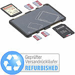 General Office Speicherkarten-Organizer für 2 SD-Karten, Versandrückläufer General Office SD- & microSD-Kartenhalter