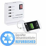 revolt USB-Netzteil mit Smartphone-Ablage, Versandrückläufer revolt USB-Netzteile mit Smartphone-Ablage