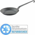 Tornwald-Schmiede Kaltgeschmiedete Bratpfanne, Versandrückläufer Tornwald-Schmiede Kalt geschmiedete Eisen-Pfannen