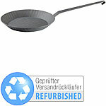 Tornwald-Schmiede Kaltgeschmiedete Bratpfanne, Versandrückläufer Tornwald-Schmiede Kalt geschmiedete Eisen-Pfannen