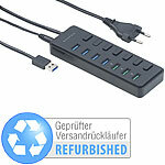 Xystec Aktiver 7-Port-Hub, Versandrückläufer Xystec Aktive USB-3.0-Hubs mit Schnell-Lade-Funktion