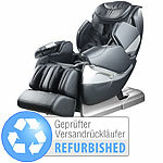 newgen medicals Luxus-Ganzkörper-Massagesessel, schwarz, Versandrückläufer newgen medicals Massagesessel mit Bluetooth und App