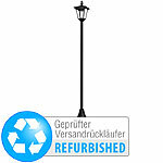 Royal Gardineer Solar-LED-Gartenlaterne, PIR-Sensor, Versandrückläufer Royal Gardineer Solar-Wegeleuchten im Straßenlaternen-Design mit Dämmerungs- und PIR-Sensor