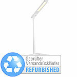 Lunartec Schreibtisch-Lampe, Qi-kompatibel, 4 Lichtfarben, Versandrückläufer Lunartec LED-USB-Schreibtischlampen mit Qi-kompatibler Ladefunktion und Lichtfarbwahl
