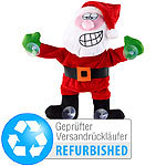 infactory Singender & tanzender Weihnachtsmann Versandrückläufer infactory Singende und tanzende Weihnachtsmänner für Fensterscheiben