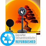 PEARL LED-Sonnenuntergangsleuchte, Teleskop-Ständer, Versandrückläufer PEARL LED-Sonnenuntergangslampen mit USB-Stromversorgung
