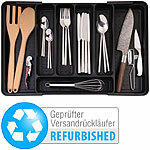Rosenstein & Söhne Besteckkasten für Schubladen, ausziehbar, Versandrückläufer Rosenstein & Söhne Ausziehbare Besteckeinsätze für Schubladen, Kunststoff