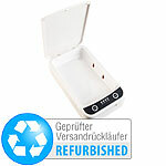 Somikon UV-Desinfektions-Box für Smartphone, Brille, Versandrückläufer Somikon UV-Desinfektionsboxen mit Aroma-Funktion