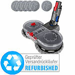 Sichler Haushaltsgeräte Elektrischer Wischaufsatz f. Dyson V7, V8, V10, V11, Versandrückläufer Sichler Haushaltsgeräte Elektrische Wischaufsätze für Dyson mit Wassertank