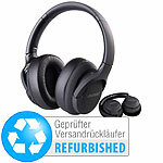 auvisio Faltbarer Reise Over-Ear-Kopfhörer mit Akku, Versandrückläufer auvisio Zweifach faltbare Over-Ear-Kopfhörer mit ANC, Bluetooth