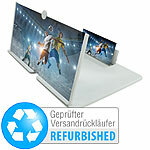 PEARL 18" Bildschirm-Lupe (45,7 cm) zum Vergrößern, Versandrückläufer PEARL Bildschirm-Lupen, Linse einfahrbar 