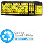 GeneralKeys Komfort-Tastatur mit Großschrift-Tasten (refurbished) GeneralKeys Kontrastreiche USB Tastaturen
