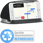 Lescars Universal-Mobilgeräte-Halterung fürs Armaturenbrett, Versandrückläufer Lescars iPhone-, Smartphone- & Handy-Halterungen fürs Kfz-Armaturenbrett