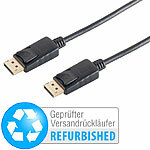 auvisio Displayport-Kabel, für Auflösungen bis 4K UHD, Versandrückläufer auvisio DisplayPort-Kabel