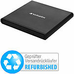 Verbatim Externer DVD-Brenner, M-Disc-kompatibel, USB 2.0, Versandrückläufer Verbatim CD- & DVD-Brenner