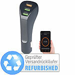 Lescars 3-Port-Kfz-USB-Ladegerät, QC 3.0, Standortmarker,Versandrückläufer Lescars 