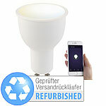 Luminea Home Control WLAN-LED-Lampe, kompatibel zu Amazon Alexa,Versandrückläufer Luminea Home Control WLAN-LED-Lampen GU10 weiß