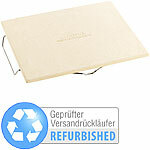 Cucina di Modena Pizzastein mit Metall-Gestell, rechteckig, Versandrückläufer Cucina di Modena Pizzasteine