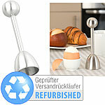 Rosenstein & Söhne Eierköpfer und Eieröffner aus Edelstahl, Versandrückläufer Rosenstein & Söhne Edelstahl-Eierköpfer