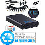 revolt USB-Powerbank mit 18 Ah, DC 3 - 24 V, Starthilfe, Versandrückläufer revolt Laptop-Powerbänke mit Quick Charge 3.0 & USB Typ C