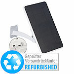 VisorTech,5,5-Watt-Solarpanel mit 5.000-Powerbank, Versandrückläufer VisorTech Akku-Solarpanele für Micro-USB-Geräte