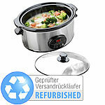 Rosenstein & Söhne Schongarer mit Keramik-Einsatz  4,5 l, 2 TemperaturenVersandrückläufer Rosenstein & Söhne Elektrische Schongarer / Slow-Cooker