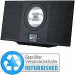 VR-Radio Stereoanlage, Alu, Internet-Radio/CD/DAB+/Bluetooth, Versandrückläufer VR-Radio HiFi-Stereoanlagen, vertikal, mit DAB, CD- & MP3-Player