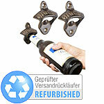 Cucina di Modena 2er-Set Gusseisen-Flaschenöffner zur Wandmontage, Versandrückläufer Cucina di Modena 