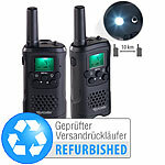 simvalley communications 2er-Set PMR-Funkgeräte, Versandrückläufer simvalley communications Walkie-Talkies