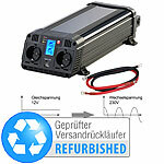 revolt 12-V-Wechselrichter auf 230 Volt, USB Typ A & C, Versandrückläufer revolt KFZ-Spannungswandler mit reiner Sinuswelle