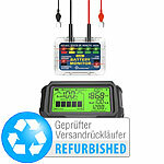 Lescars Kfz-Batterie-Wächter mit Solar-Funk-Monitor, Versandrückläufer Lescars Kfz- und Solar-Batterie-Wächter mit Monitor