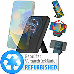 revolt Magnetische Powerbank 10.000 mAh, Versandrückläufer revolt Magnetische Powerbanks, Qi-& MagSafe-kompatibel