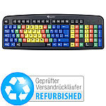 GeneralKeys USB-Übungs-Tastatur mit Farbkodierung Versandrückläufer GeneralKeys 10-Finger Lerntastaturen