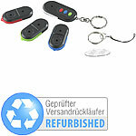 infactory Elektronischer 3-Kanal-Schlüsselfinder (4er-Set), Versandrückläufer infactory Schlüsselfinder