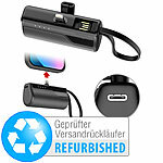 revolt Mini-Powerbank für iPhone und iPad, 8-PIN-Stecker,Versandrückläufer revolt 