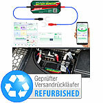 Lescars Kfz-Batterie-Wächter, Standort-Suche, Bluetooth, Versandrückläufer Lescars Kfz-Batterietester und Wächter für 6, 12 und 24 Volt, mit App und Streckenaufzeichnung