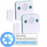 VisorTech 2er-Set Universal-Türschließ-Erinnerungs-Alarm, Versandrückläufer VisorTech Kühlschrank- und Tür-Erinnerungs-Alarm