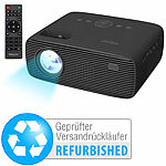 SceneLights Technologies LED-Full-HD-Beamer, native 1080p, 250 ANSI-Lumen, Versandrückläufer SceneLights Technologies LED-Heim-Beamer
