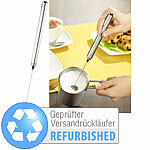 Rosenstein & Söhne Milchaufschäumer-Stick mit Edelstahl-Gehäuse, Versandrückläufer Rosenstein & Söhne Milchaufschäumer-Stick