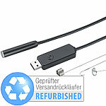 Somikon Wasserfeste HD-USB-Endoskop-Kamera mit 7m-Kabel & LEDs (refurbished) Somikon USB-HD-Endoskopkameras