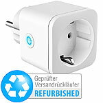 revolt Smarter Energiemess-Stecker, Versandrückläufer revolt 2in1-Hochleistungsakkus & Solar-Konverter mit WLAN & App