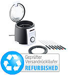Rosenstein & Söhne Kompakte Tisch-Fritteuse mit Fondue-Set, 0,9 Liter, Versandrückläufer Rosenstein & Söhne Fondue- & Mini-Fritteuse-Sets