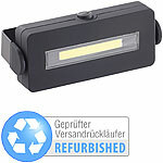 Lunartec Schwenkbare Arbeitsleuchte mit COB-LED, Versandrückläufer Lunartec LED-Werkstattlampen mit Magnet
