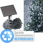 Lunartec Solar-LED-Lichterkette, 500 LEDs, Dämmerungssensor, Versandrückläufer Lunartec 